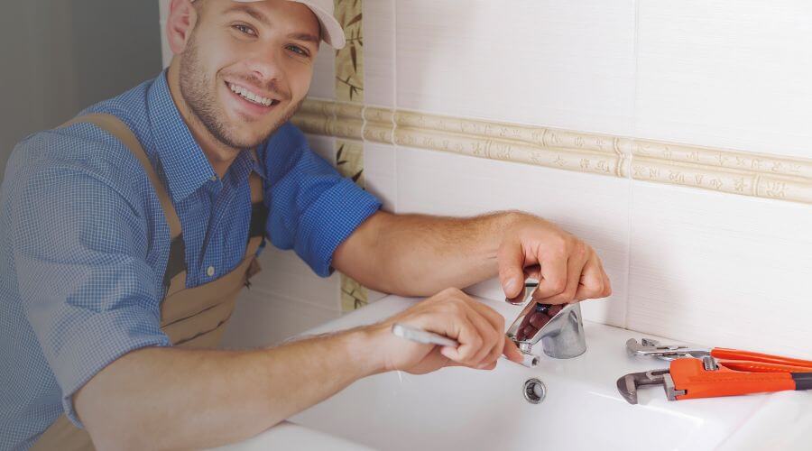 Faucet cartridge replacement in Milford, IA